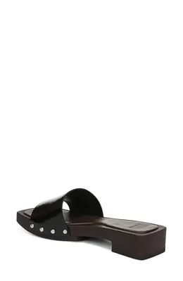 Vince Vince Barbara Platform Slide Sandal in Black — Women Winter black Shoes