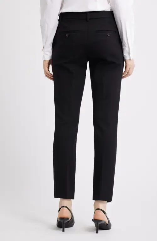 Theory Theory Treeca Ponte Crop Pants in Black — Women Winter black Pants