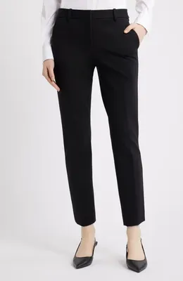 Theory Theory Treeca Ponte Crop Pants in Black — Women Winter black Pants