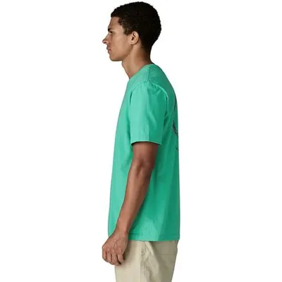 Patagonia Patagonia Multi-Pitch T-Shirt in Aqua Stone — Unisex Spring green Tops