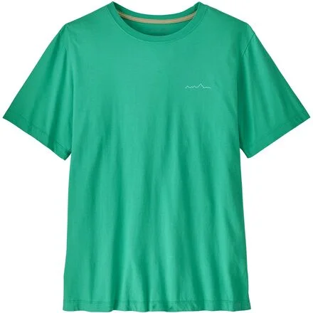 Patagonia Patagonia Multi-Pitch T-Shirt in Aqua Stone — Unisex Spring green Tops