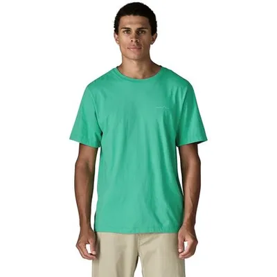 Patagonia Patagonia Multi-Pitch T-Shirt in Aqua Stone — Unisex Spring green Tops