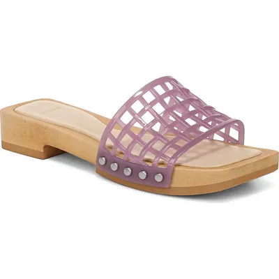 Vince Vince Barbara Jelly Slide Sandal in Amethsyst — Women Winter purple Shoes