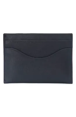 Vince Vince Nappa Card Holder in Black — Unisex Winter black Accessories