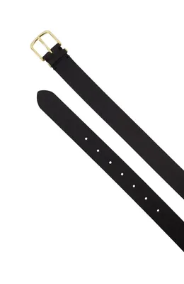 Vince Vince Kaia Leather Belt in Black — Women Winter black Accessories