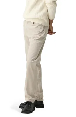 Theory Theory Crosby Corduroy Slim Straight Leg Pants in Alabaster — Men Autumn white Pants