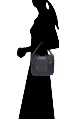 Vince Vince Ava Leather Crossbody Bag in Black — Women Summer navy Accessories