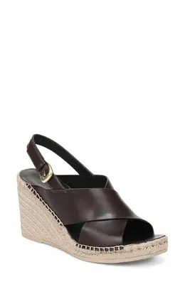 Vince Vince Georgia Espadrille Wedge Sandal in Ganache — Women Autumn chocolate Shoes