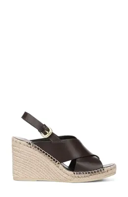 Vince Vince Georgia Espadrille Wedge Sandal in Ganache — Women Autumn chocolate Shoes