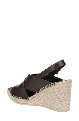 Vince Vince Georgia Espadrille Wedge Sandal in Ganache — Women Autumn chocolate Shoes