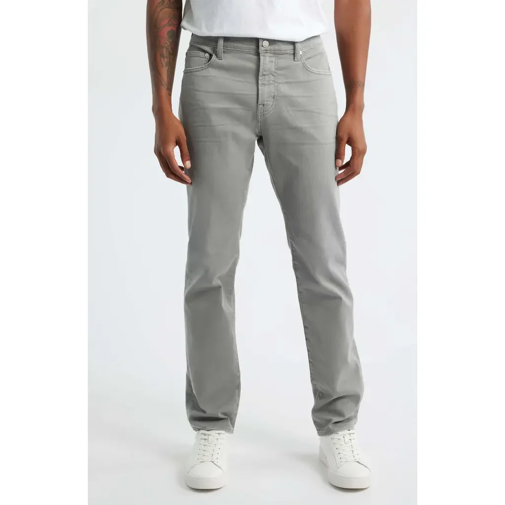 AG AG Tellis Slim Fit Jeans in 7 Years Sulfur Ironwood — Men Summer grey Pants