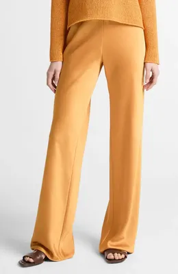 Vince Vince Satin Bias Cut Pants in Clementine — Women Spring orange Pants