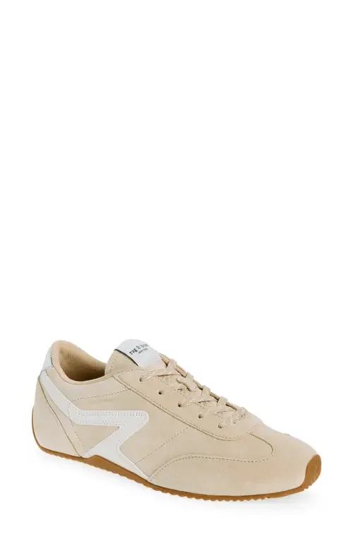 rag & bone rag & bone Retro Runner Slim Ultra Sneaker in Macadamia Suede — Women Spring beige Shoes