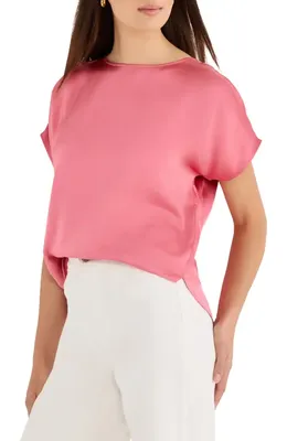 NIC+ZOE NIC+ZOE Day Gloss Top in Raspberry — Women Winter red Tops