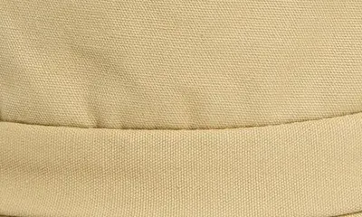 Vince Vince Adjustable Tie Cotton Canvas Bucket Hat in Maiz — Women Autumn beige Accessories