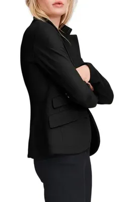 rag & bone rag & bone Slade Wool Blazer in Black — Women Winter black Outerwear