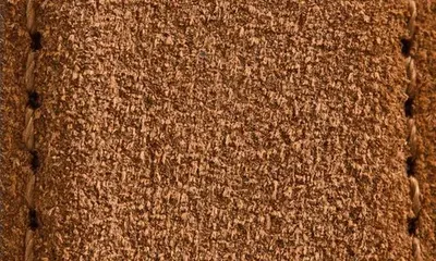 Vince Vince Alex Stitched Suede Belt in Saddle — Men Autumn camel Accessories