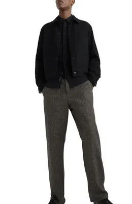 rag & bone rag & bone Owen Wool Trucker Jacket in Blk — Men Winter black Outerwear