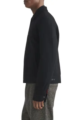 rag & bone rag & bone Owen Wool Trucker Jacket in Blk — Men Winter black Outerwear