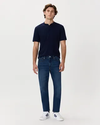 Quince Quince | Men's Warren Coolmax® Straight Jeans in Abyss Blue — Men Summer navy Jeans & Denim