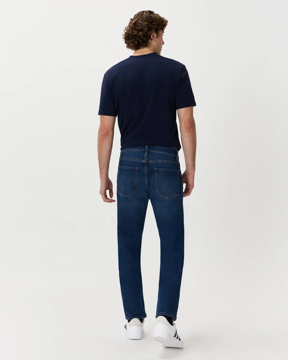 Quince Quince | Men's Warren Coolmax® Straight Jeans in Abyss Blue — Men Summer navy Jeans & Denim