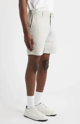 johnnie-O johnnie-O Jupiters Stretch Cotton Blend Chino Shorts in Seal — Men Winter white Shorts