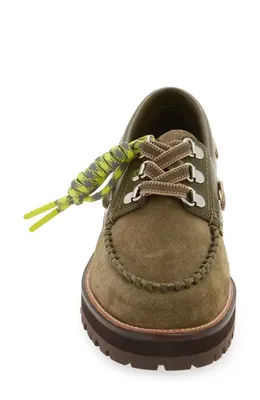 rag & bone rag & bone Cameron Lug Sole Loafer in Olive — Women Autumn green Shoes