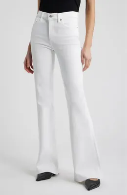FRAME FRAME The Icon Flare Jeans in White — Women Winter white Pants