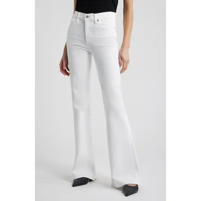 FRAME FRAME The Icon Flare Jeans in White — Women Winter white Pants