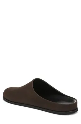 Vince Vince Leo Mule in Cocoa Brown — Men Autumn chocolate Shoes