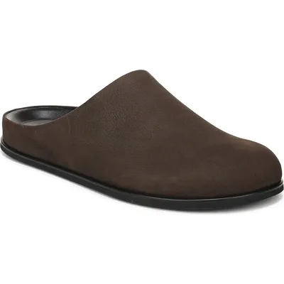 Vince Vince Leo Mule in Cocoa Brown — Men Autumn chocolate Shoes