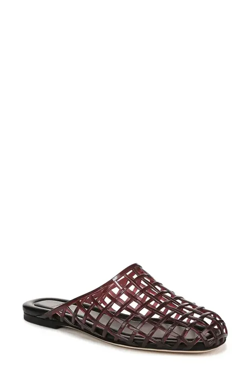 Vince Vince Barcelona Jelly Cage Mule in Ganache — Women Winter chocolate Shoes
