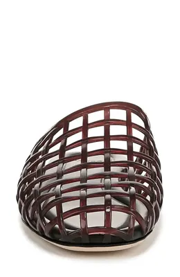 Vince Vince Barcelona Jelly Cage Mule in Ganache — Women Winter chocolate Shoes