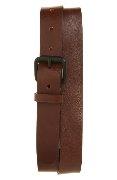 rag & bone rag & bone Liam Leather Belt in Toffee — Men Autumn brown Accessories