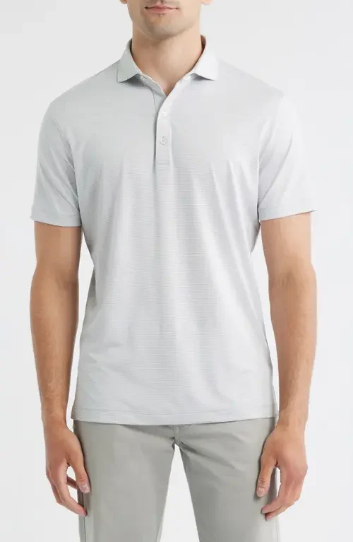 johnnie-O johnnie-O Lyndon Classic Fit Polo in Seal — Men Summer white Tops