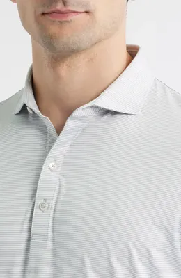 johnnie-O johnnie-O Lyndon Classic Fit Polo in Seal — Men Summer white Tops