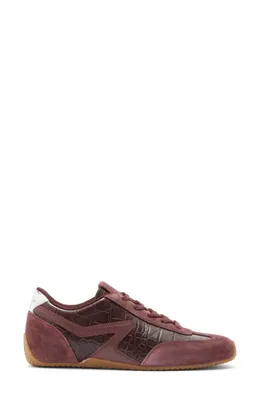 rag & bone rag & bone Retro Runner Slim Ultra Sneaker in Burgundy — Women Autumn brown Shoes
