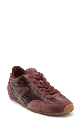rag & bone rag & bone Retro Runner Slim Ultra Sneaker in Burgundy — Women Autumn brown Shoes