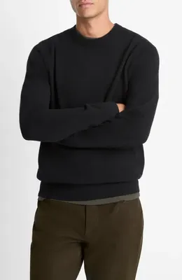 Vince Vince Cashmere Crewneck Sweater in Black — Men Winter black Tops