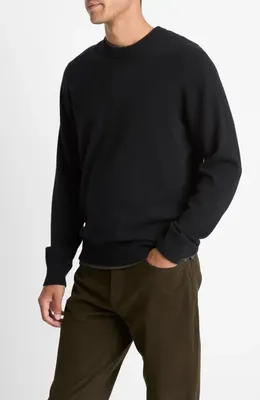 Vince Vince Cashmere Crewneck Sweater in Black — Men Winter black Tops