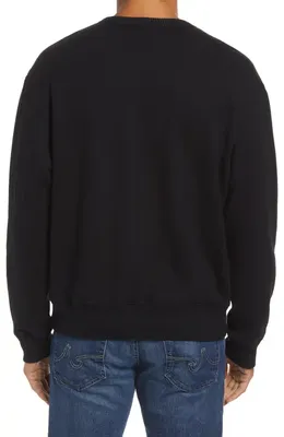 AG AG Arc Sweatshirt in True Black — Men Winter black Tops