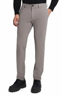 Theory Theory Zaine Precision Ponte Knit Pants in Sidewalk — Men Summer grey Pants