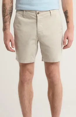 AG AG Cipher 7-Inch Chino Shorts in White Sesame — Men Autumn ivory Shorts