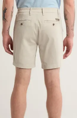 AG AG Cipher 7-Inch Chino Shorts in White Sesame — Men Autumn ivory Shorts