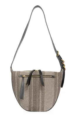 rag & bone rag & bone Medium Mercer Hobo Bag in Dark Brown — Women Winter black Accessories