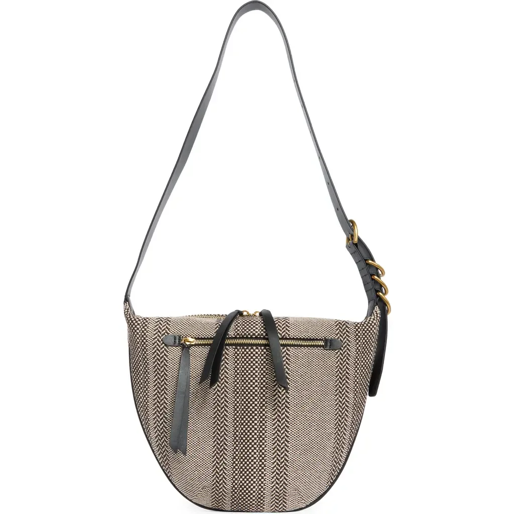 rag & bone rag & bone Medium Mercer Hobo Bag in Dark Brown — Women Winter black Accessories