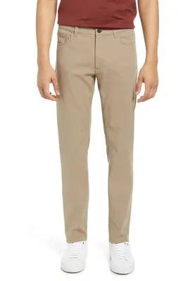 Theory Theory Raffi Twill Pants in Bark - D01 — Men Autumn khaki Pants