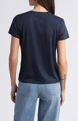 FRAME FRAME Baby Tee in Navy — Women Winter navy Tops