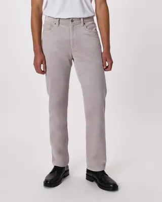 Quince Quince | Men's Organic Stretch Corduroy 5-Pocket Pants in Granite Grey — Men Summer grey Trousers & Chinos