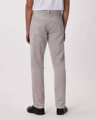 Quince Quince | Men's Organic Stretch Corduroy 5-Pocket Pants in Granite Grey — Men Summer grey Trousers & Chinos
